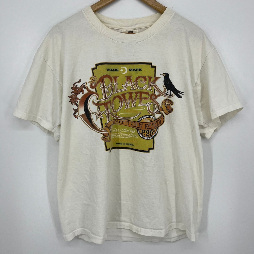 Vintage The Black Crowes 1998-1999 Tour T-Shirt Winterland Size L Souled Out